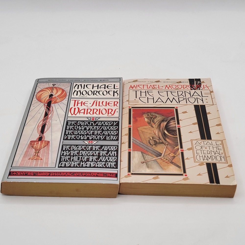Michael Moorcock The Silver Warriors & The Eternal Champion Paperback Set Good